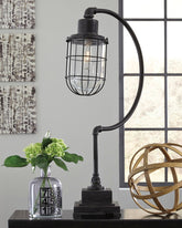 A2Z Furniture - Ashley Furniture - Jae Lighting - Metal Desk Lamp (1/CN) / Antique Black - L734232